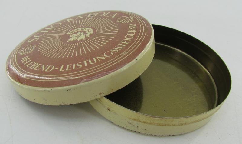 German Scho-ka-kola Tin Can — image 3