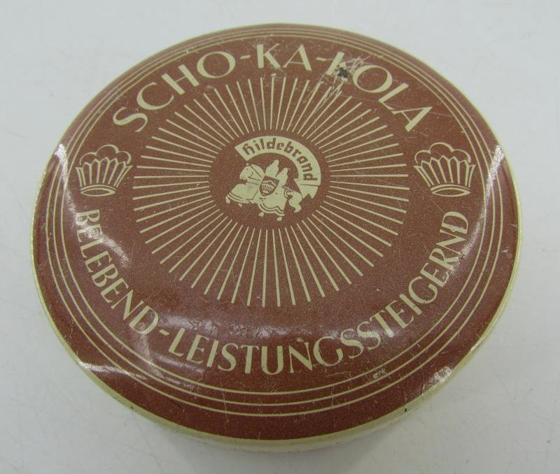 German Scho-ka-kola Tin Can — image 5
