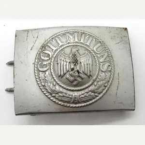 RARE Wehrmacht (Heer) steel belt buckle by Dr. Franke & …