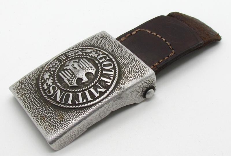 (Heer) EM/NCO's Aluminum Belt Buckle 'FLL' 1938 — image 11
