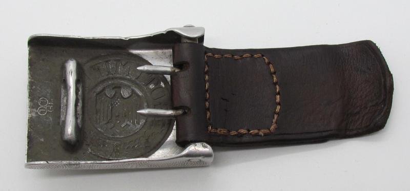(Heer) EM/NCO's Aluminum Belt Buckle 'FLL' 1938 — image 7