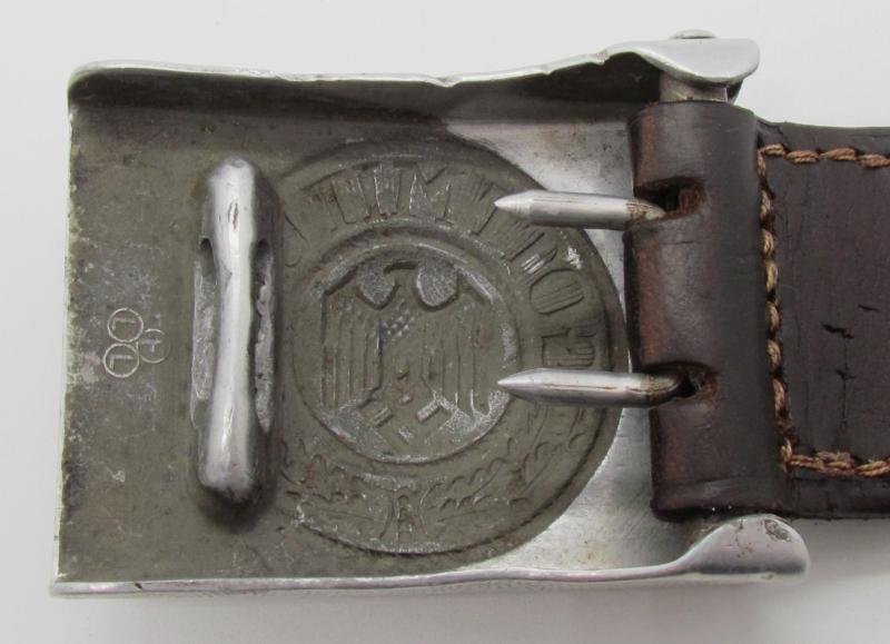 (Heer) EM/NCO's Aluminum Belt Buckle 'FLL' 1938 — image 8