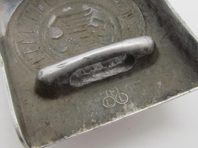 (Heer) EM/NCO's Aluminum Belt Buckle 'FLL' 1938 — image 9