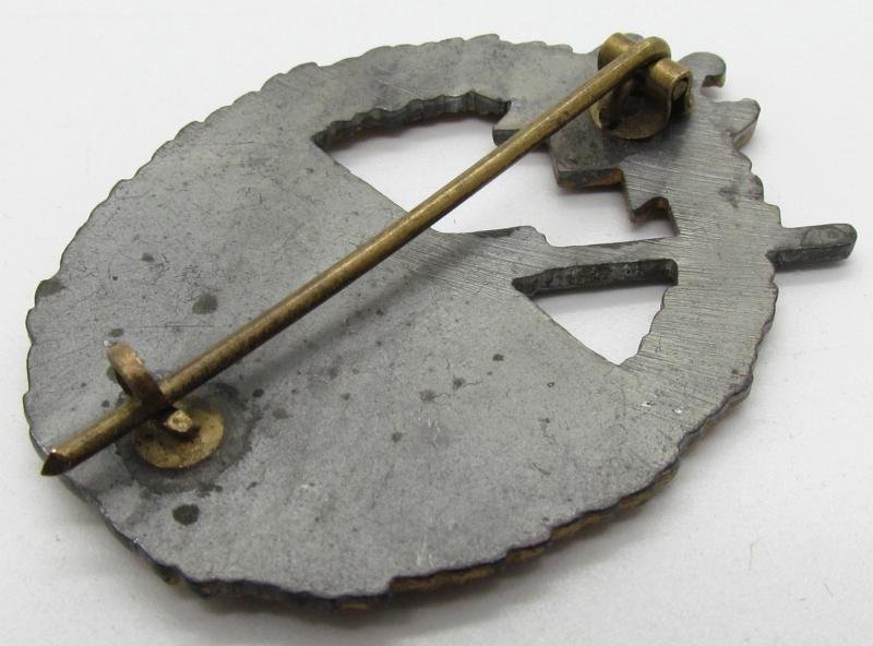 Kriegsmarine coastal artillery war badge by Steinhauer & Lück — image 7
