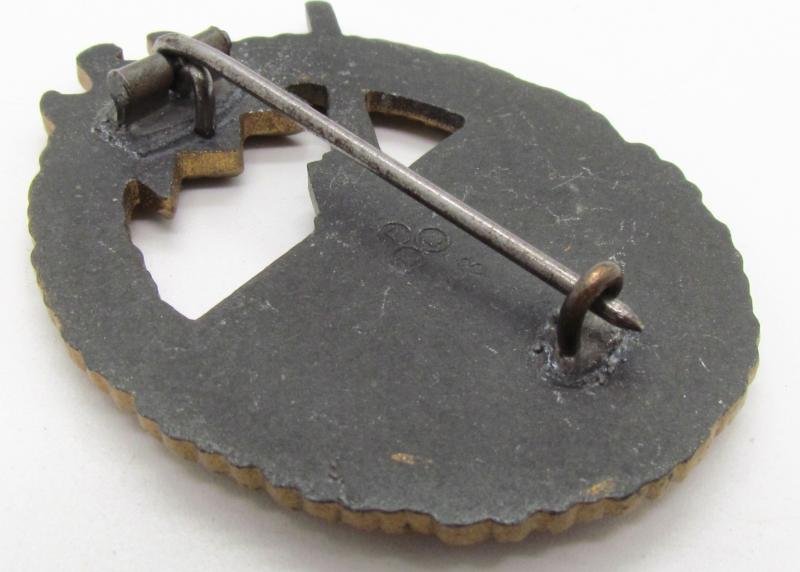 Kriegsmarine coastal artillery badge (FLL43) — image 12
