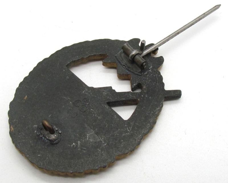 Kriegsmarine coastal artillery badge (FLL43) — image 7