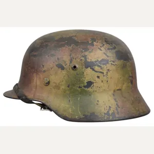 M35 Luftwaffe double decal 'Normandy' camouflage helmet SE64