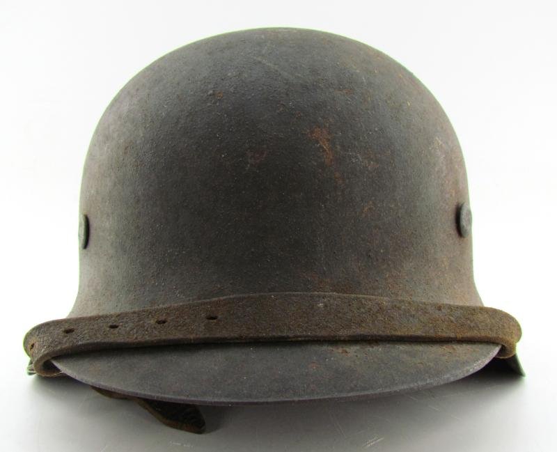 M42 Heer/Waffen-SS no decal steel helmet hkp62 — image 3