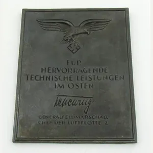 Luftwaffe non-portable award for accomplishments in the East