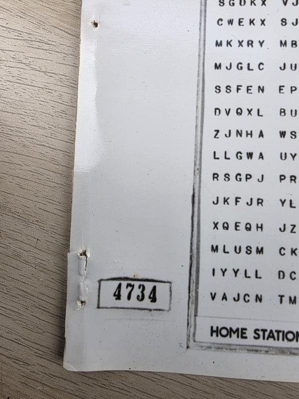 SOE code book page, original — image 2