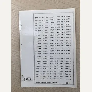 SOE code book page, original