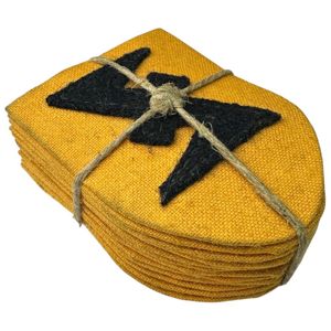 Original WWII Flemish NSKK/Zwarte Brigade shield