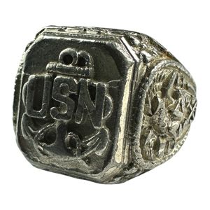 Original WWII USN ring