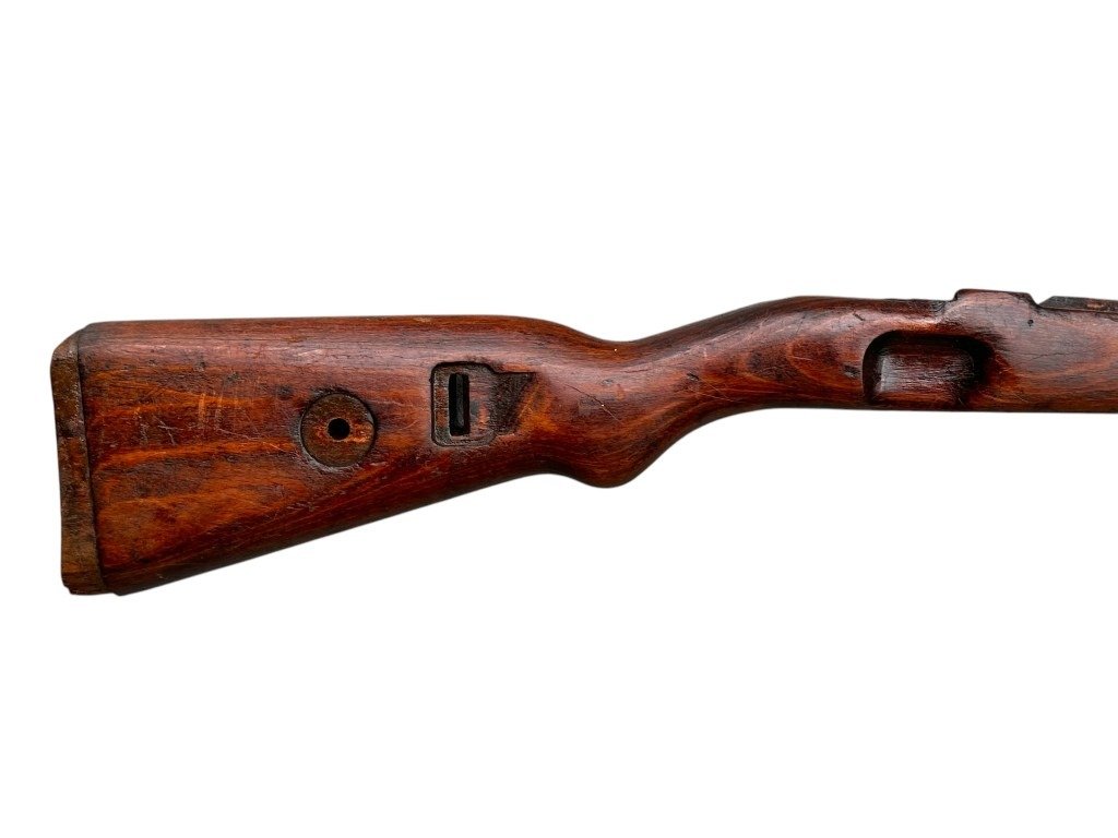 Original WWII German Mauser K98 wooden rifle stock — image 2