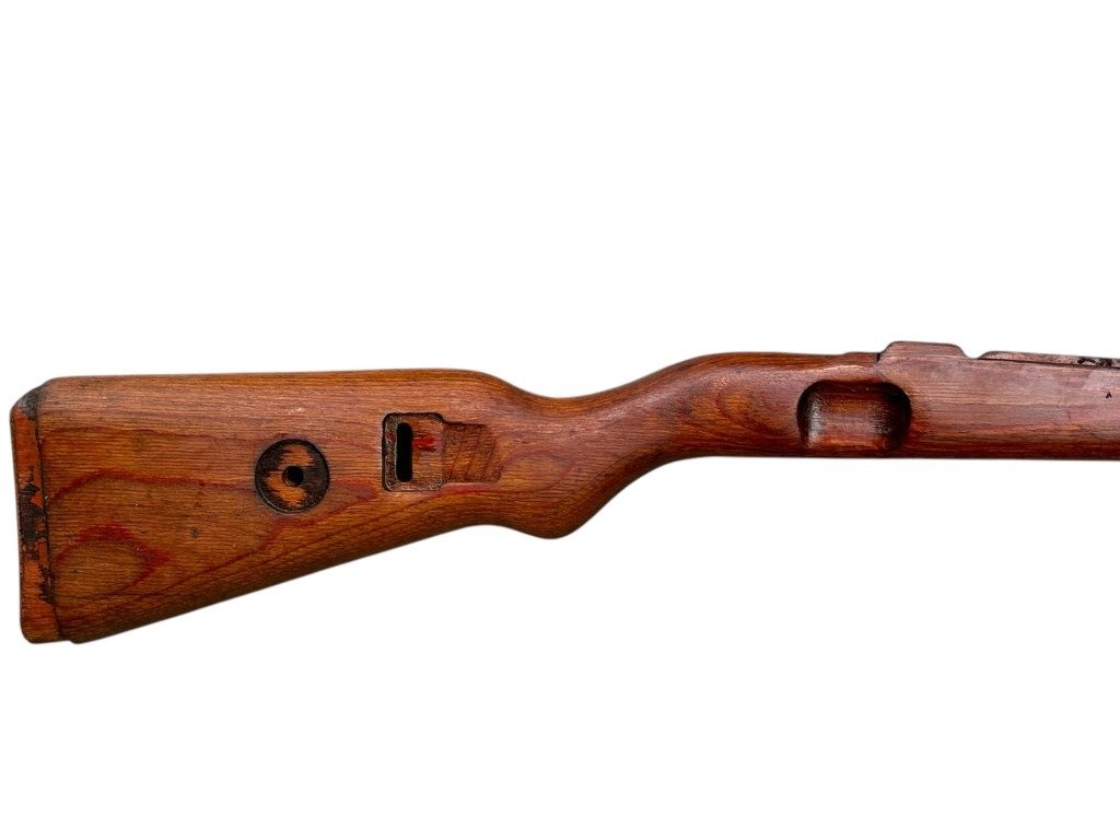 Original WWII German Mauser K98 wooden rifle stock — image 2
