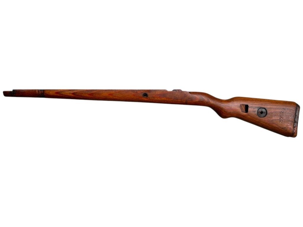 Original WWII German Mauser K98 wooden rifle stock — image 5