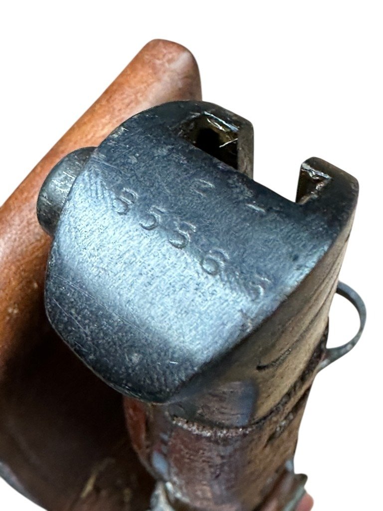 Original WWII Japanese army type 30 bayonet with frog and scabbard — image 7