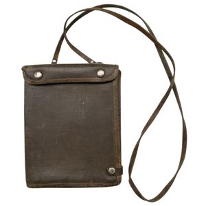 Original WWII Russian/Soviet map case with carrying strap