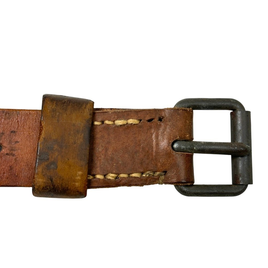 Original WWII Japanese army EM/NCO leather belt — image 2