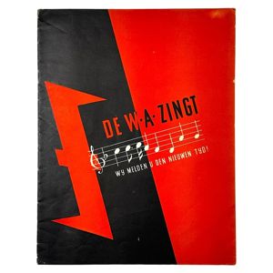 Original WWII Dutch NSB W.A. song booklet