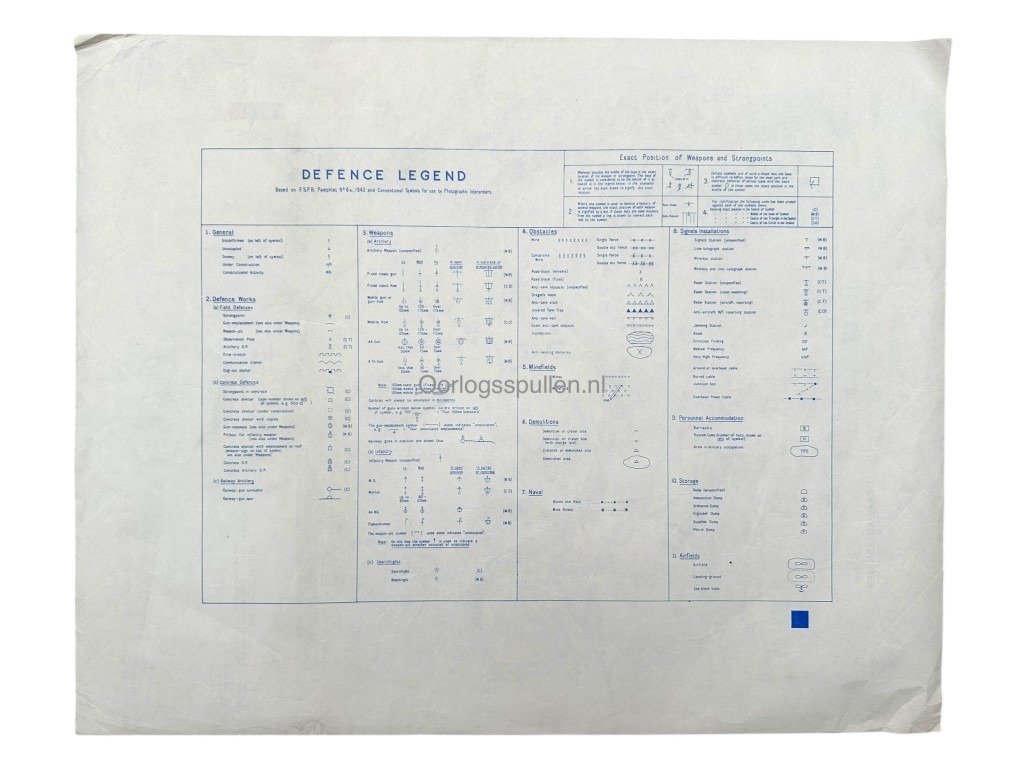 Original WWII Allied secret map of Nijmegen and surrounding villages – 21 October 1944 — image 10