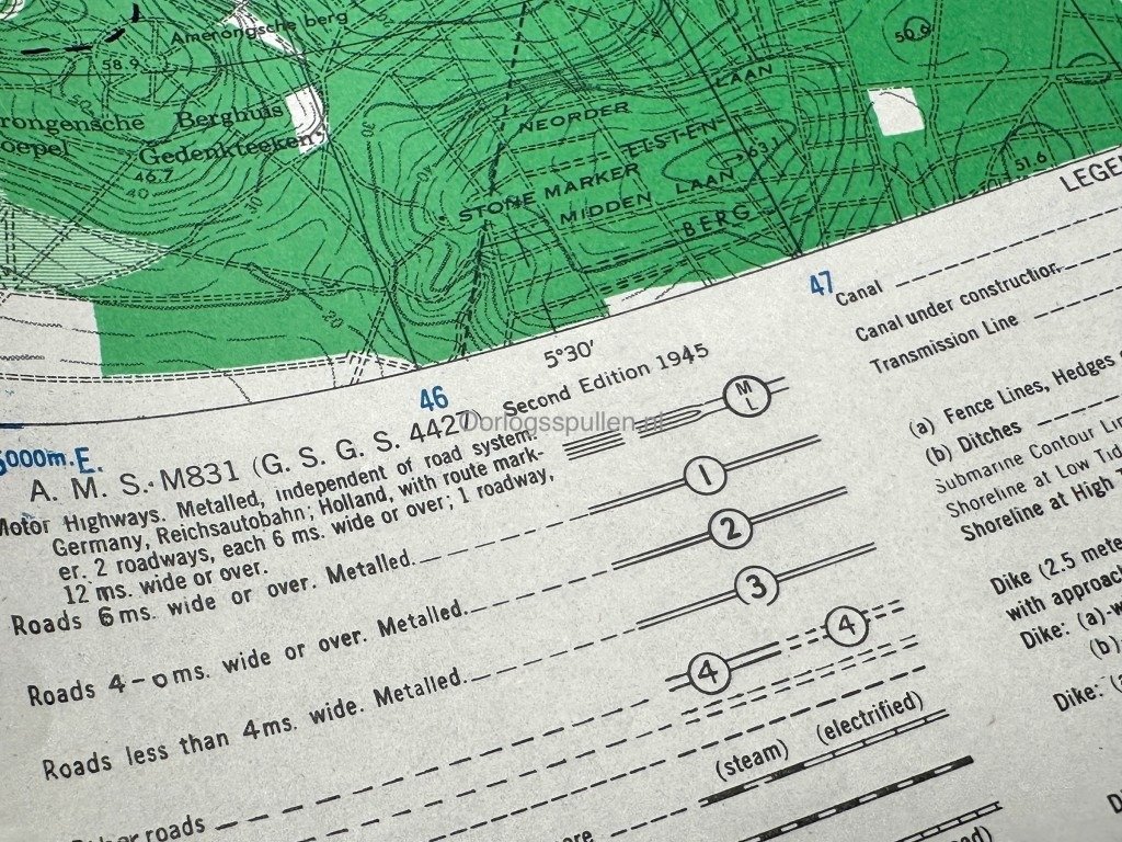 Original WWII Allied secret map of Ede – March 1945 — image 13