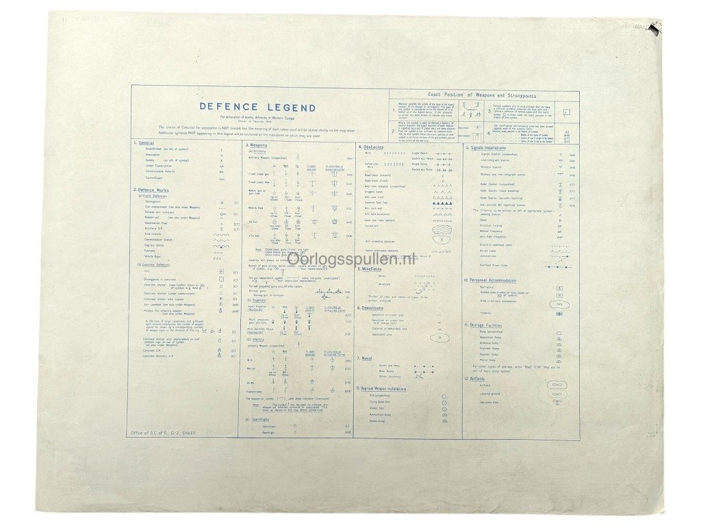 Original WWII Allied secret map of Ginkel – March 1945 — image 11
