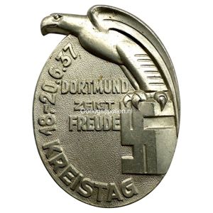 Original WWII German Kreistag 1937 Dortmund pin