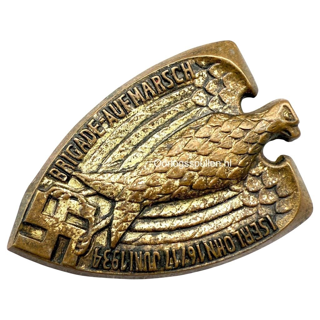 Original WWII German SA Brigade-Aufmarsch Abzeichen – Iserlohn, 16./17. Juni 1934 — image 2