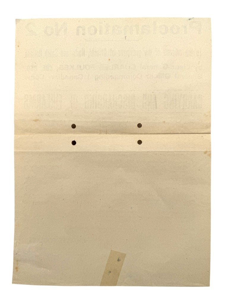 Original WWII Canadian poster regarding firearms in the Netherlands in 1945 — image 7