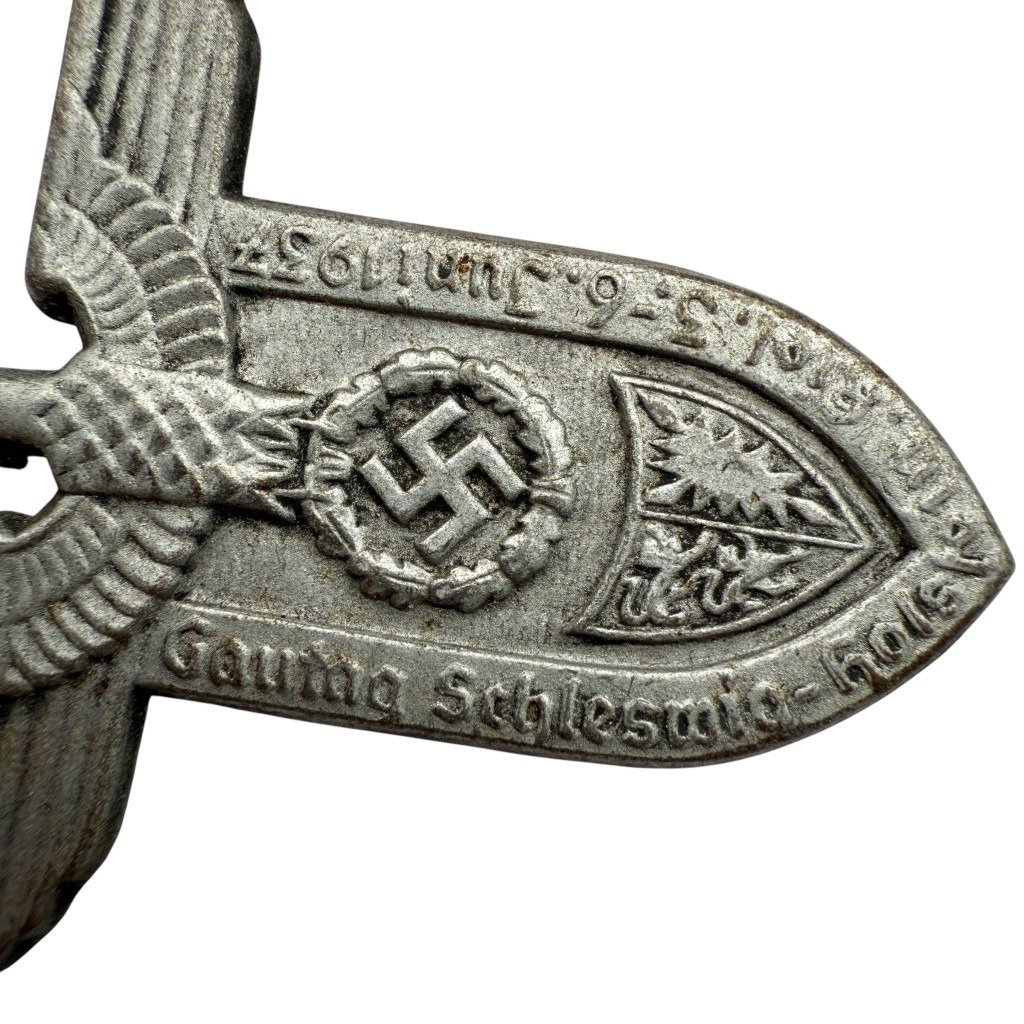 Original WWII German Gautag Schleswig-Holstein Kiel 3.–6. Juni 1937 pin — image 4