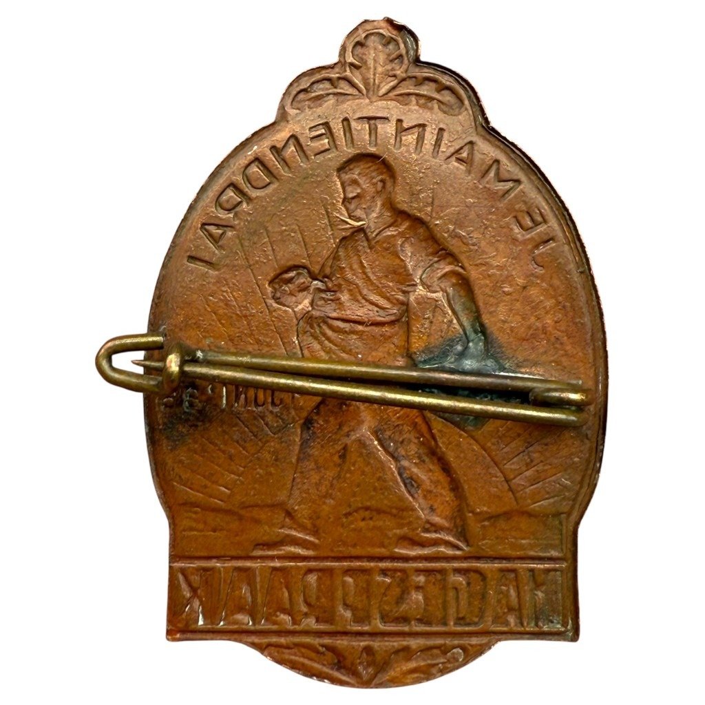 Original WWII Dutch NSB Hagespraak 1936 pin — image 2