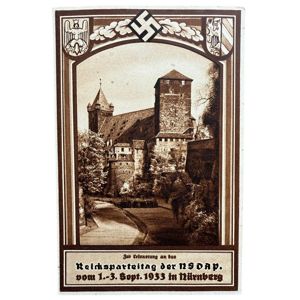 Original WWII German postcard Reichsparteitag 1933