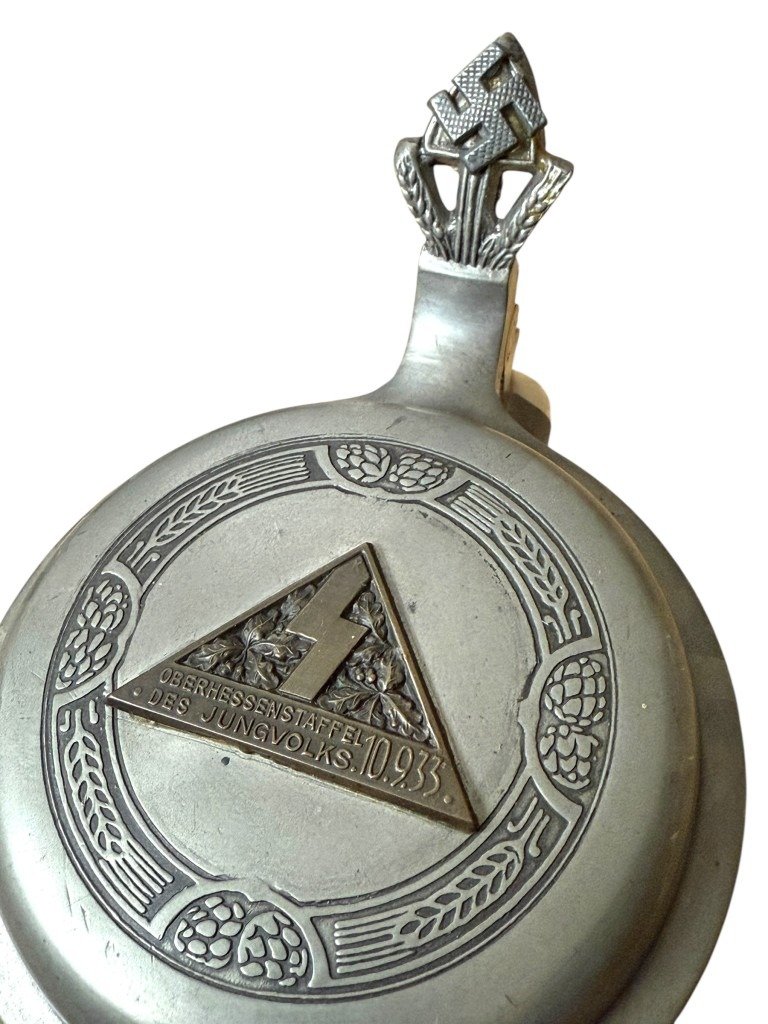 Original WWII German Reichsarbeitsdienst beer stein 5/293 Lichtenthal (Zwiesel, Bavaria) — image 3