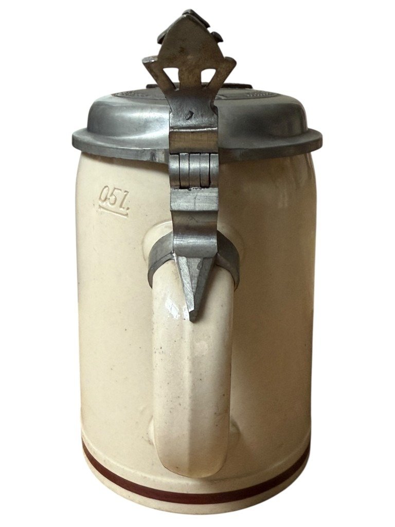 Original WWII German Reichsarbeitsdienst beer stein 5/293 Lichtenthal (Zwiesel, Bavaria) — image 9