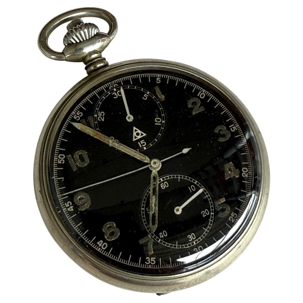 Original WWII German Kriegsmarine Minerva stopwatch — image 2