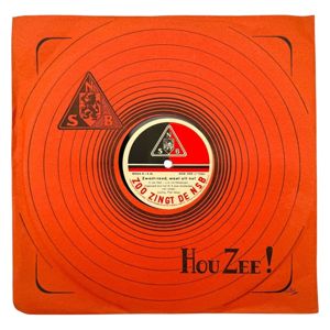Original WWII Dutch NSB record with cover – Zwart-Rood, waai …