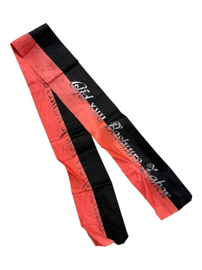 Original WWII Dutch NSB grave ribbon — image 2