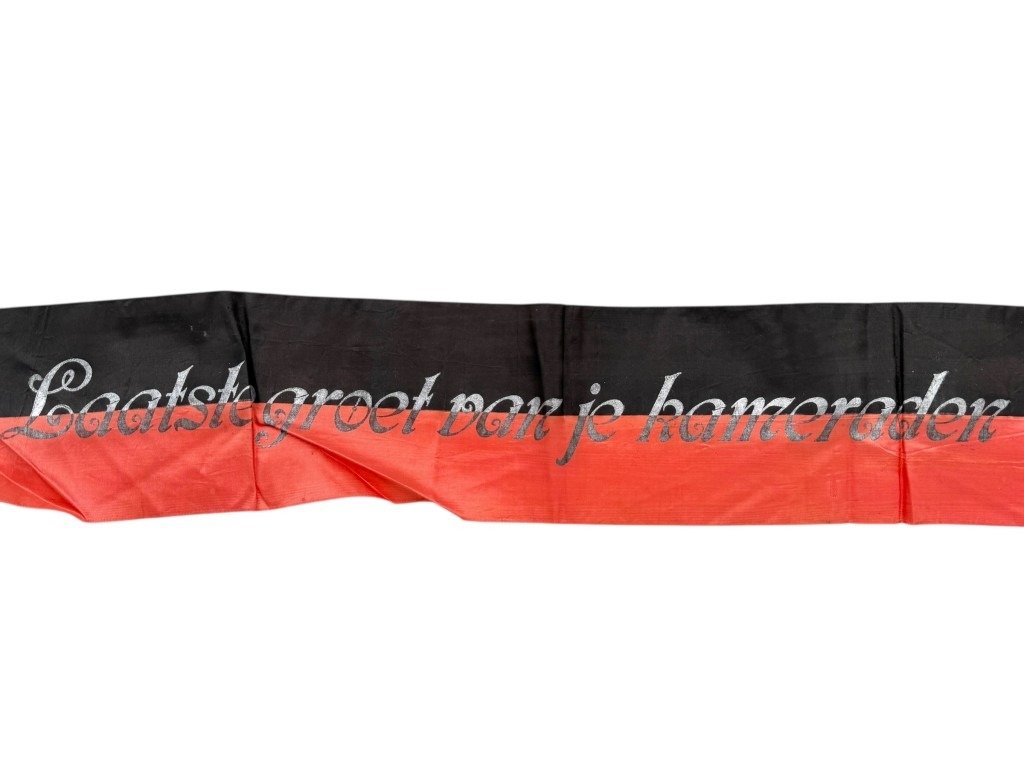 Original WWII Dutch NSB grave ribbon — image 3