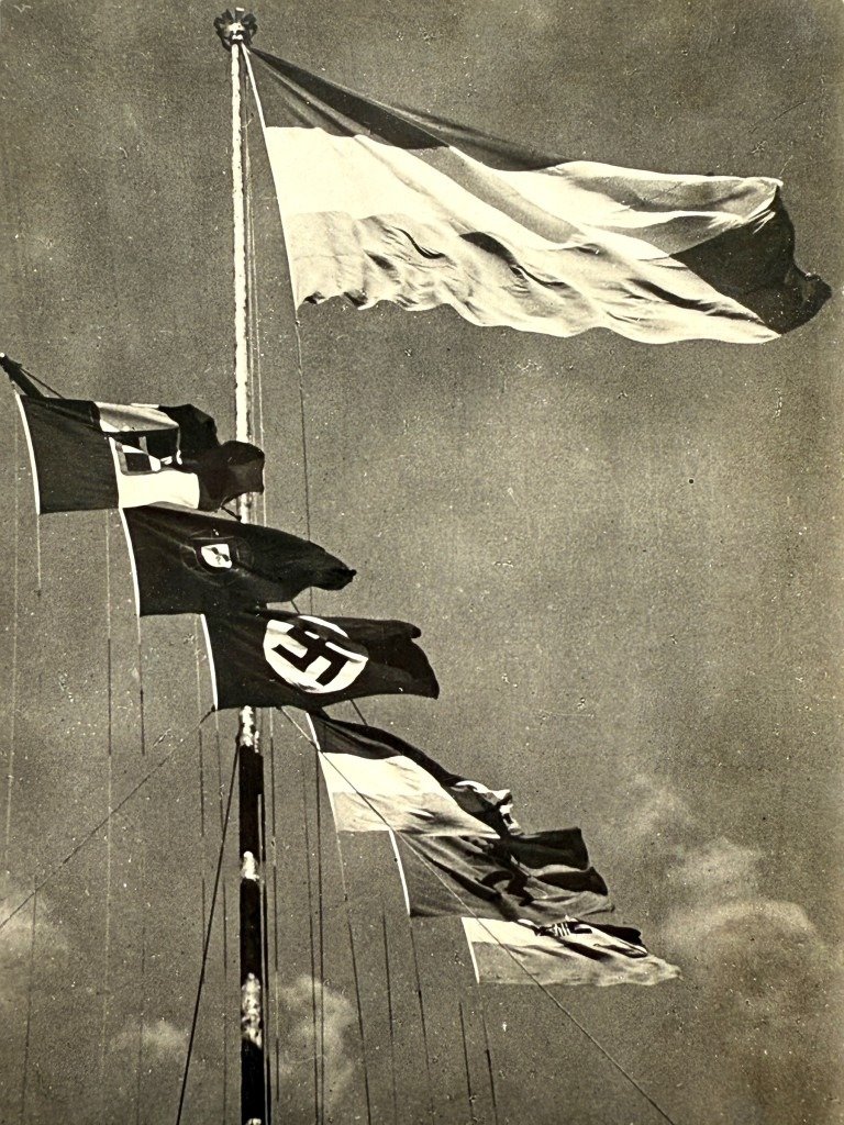 Original WWII Dutch NSB postcard Hagespraak Lunteren 1938 — image 2