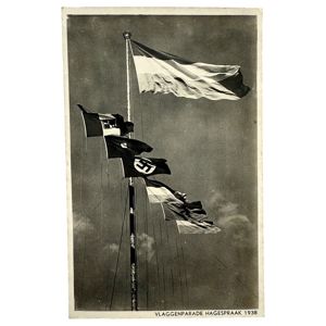 Original WWII Dutch NSB postcard Hagespraak Lunteren 1938