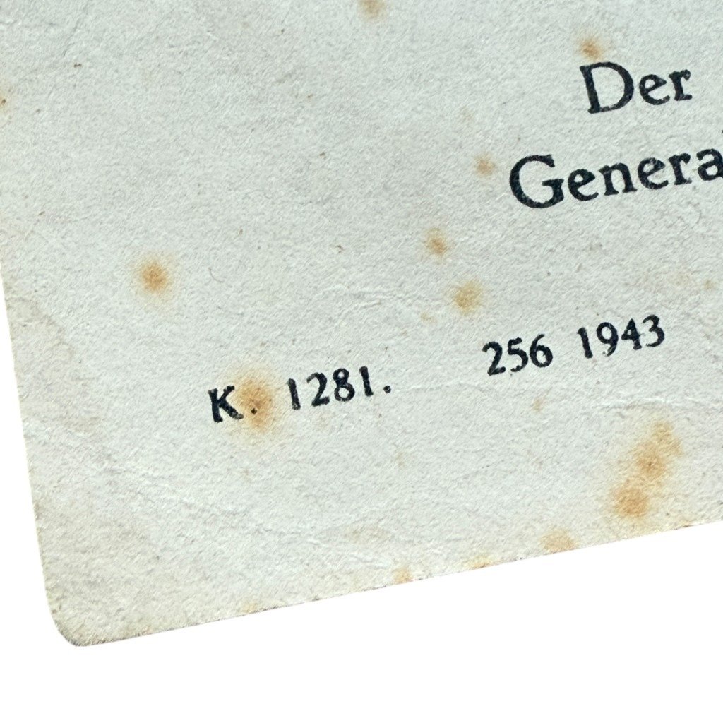 Original WWII German SS announcement leaflet Haarlem — image 4