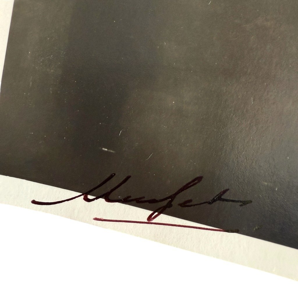 Original WWII German hand-signed Anton Mussert postcard — image 2