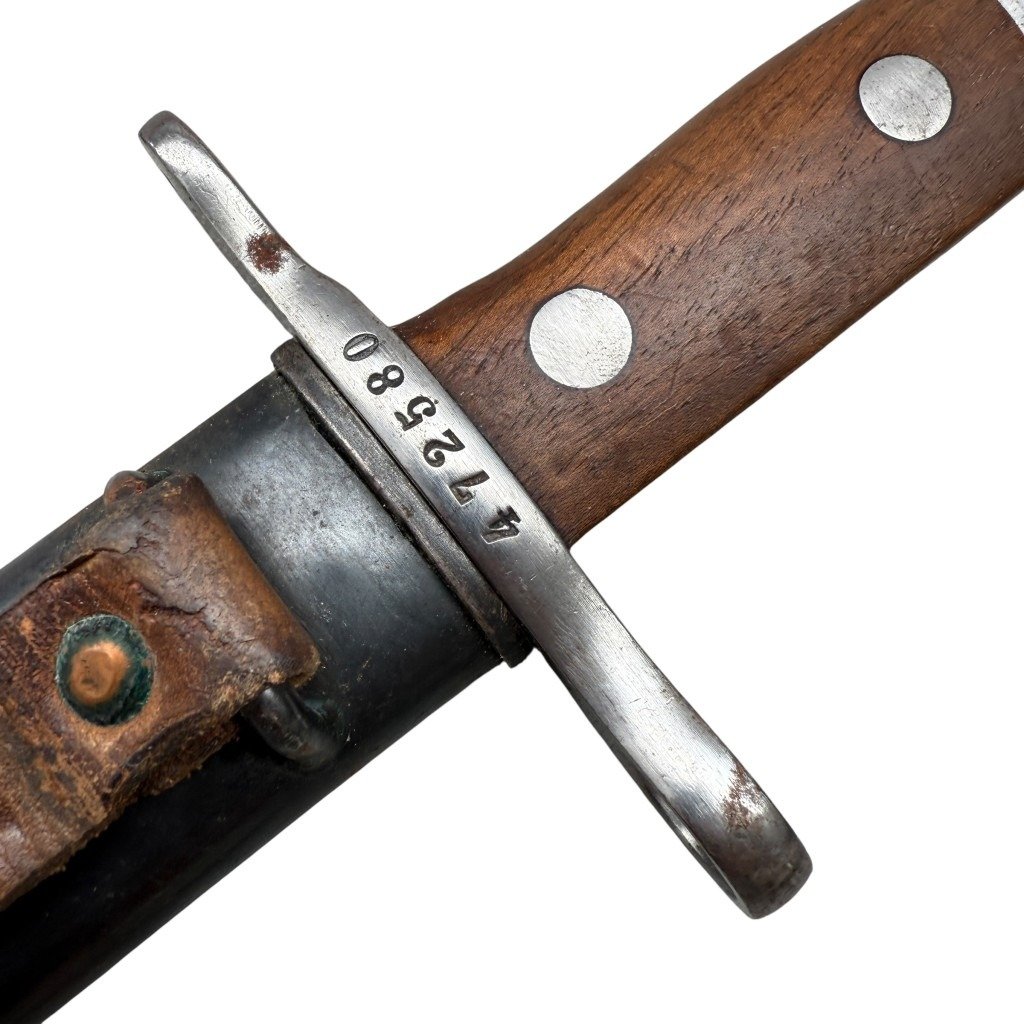 Original WWII Swiss K31 bayonet by Waffenfabrik Neuhausen — image 3