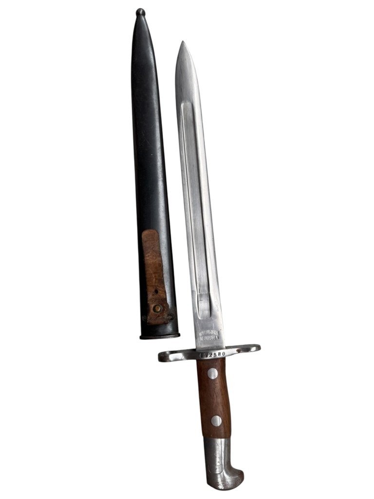 Original WWII Swiss K31 bayonet by Waffenfabrik Neuhausen — image 5