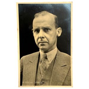 Original WWII Dutch NSB postcard Rost van Tonningen
