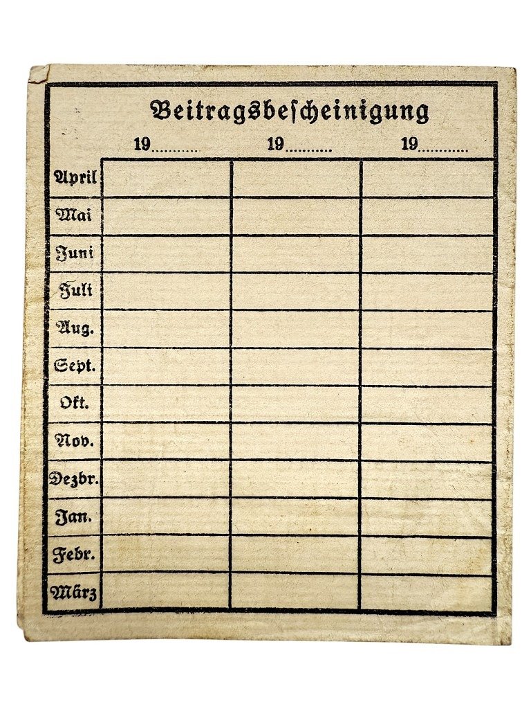 Original WWII German DRK Mitgliedsausweis — image 4