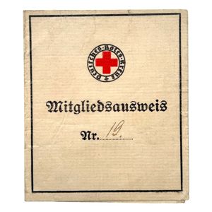 Original WWII German DRK Mitgliedsausweis