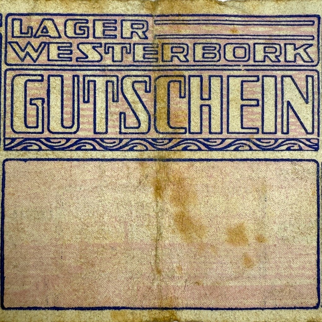 Original WWII Dutch 'Durchgangslager' Westerbork banknote — image 3