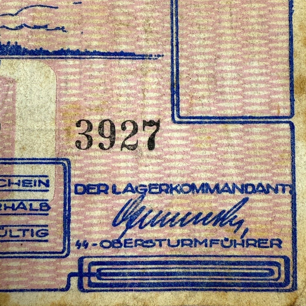 Original WWII Dutch 'Durchgangslager' Westerbork banknote — image 5